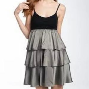 Theory silk Tiered mini dress size M
